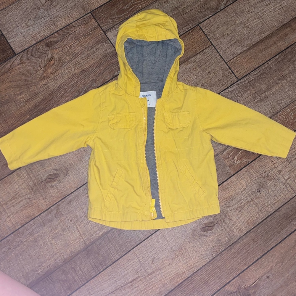 12-18 m. Yellow Old Navy Jacket